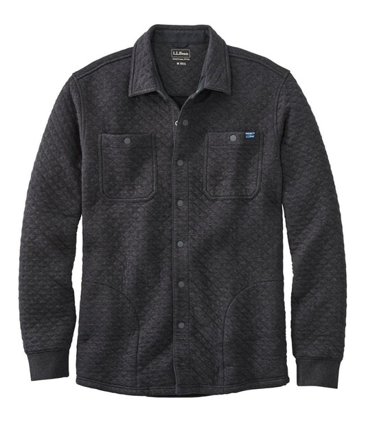 L.L.Bean Outlet | Men's Quilted Sweatshirts, Snap Overshirt