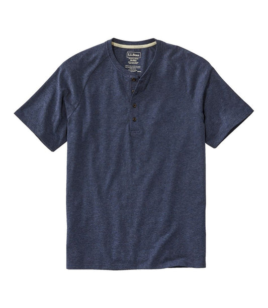 L.L.Bean For Sale | Men's Comfort Stretch Pima Tee Shirt, Short-Sleeve Henley