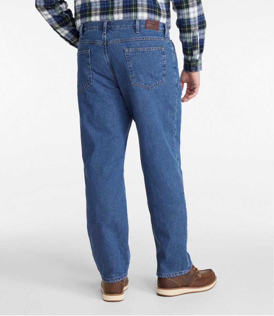 L.L.Bean New | Men's Double L® Jeans, Classic Fit, Fleece-Lined