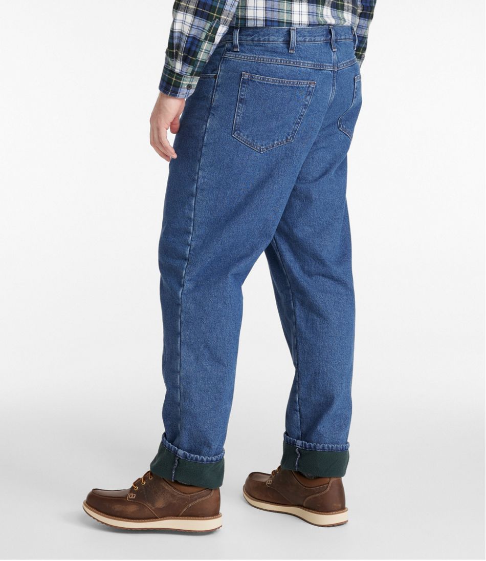 L.L.Bean New | Men's Double L® Jeans, Classic Fit, Fleece-Lined