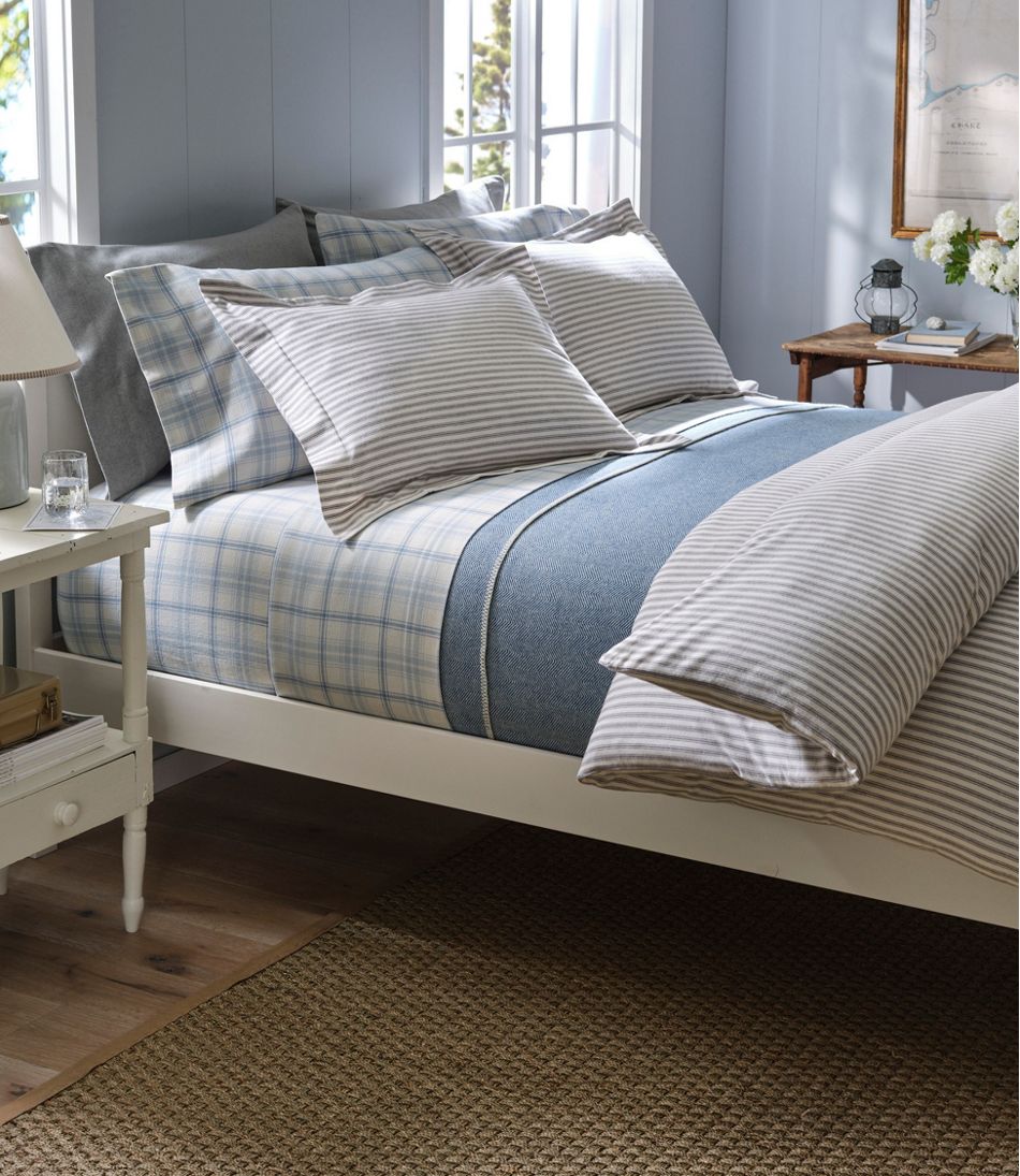 L.L.Bean Online | Ultrasoft Comfort Flannel Sheet Set, Plaid