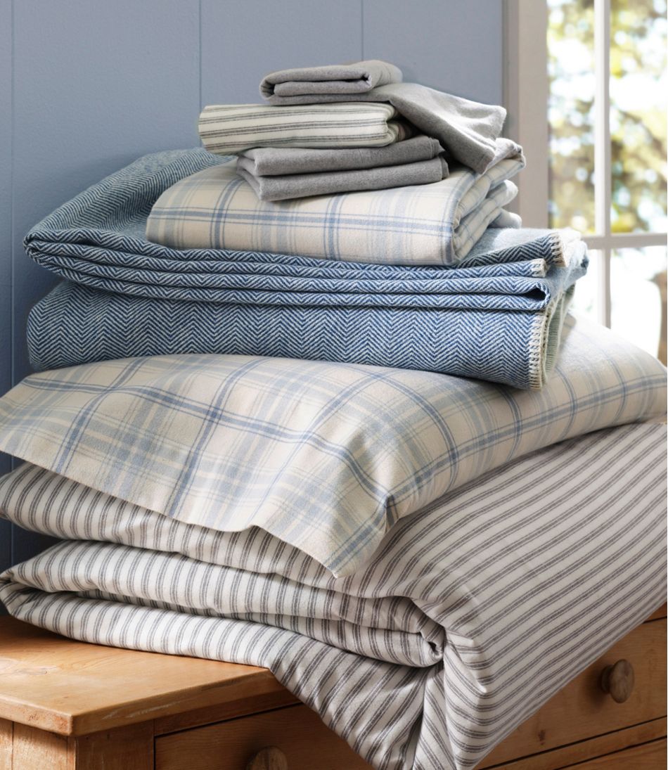 L.L.Bean Online | Ultrasoft Comfort Flannel Sheet Set, Plaid