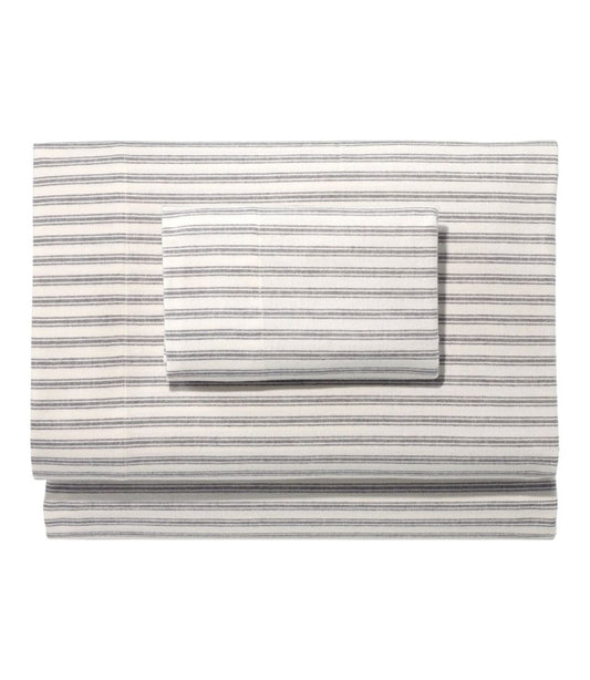 L.L.Bean Discount | Ultrasoft Comfort Flannel Sheet Set, Stripe
