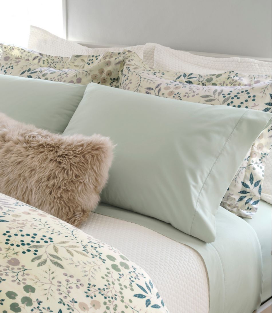 L.L.Bean On Sale | 280-Thread-Count Pima Cotton Percale Sheet, Flat
