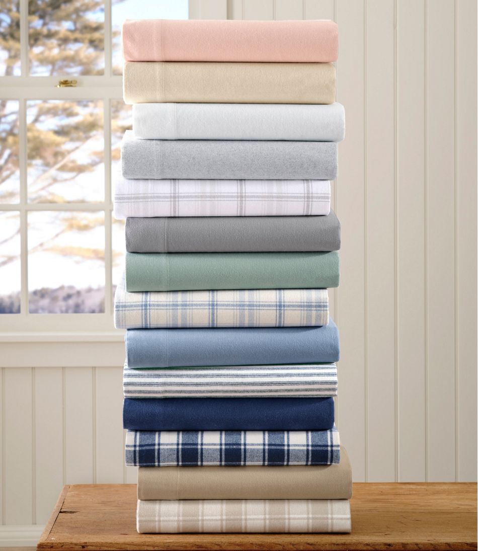L.L.Bean Discount | Ultrasoft Comfort Flannel Sheet Set, Check