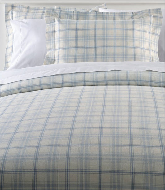 L.L.Bean US | Ultrasoft Comfort Flannel Comforter Cover Collection, Plaid