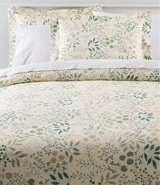 L.L.Bean For Sale | 280-Thread-Count Pima Cotton Percale Comforter Cover Collection, Print