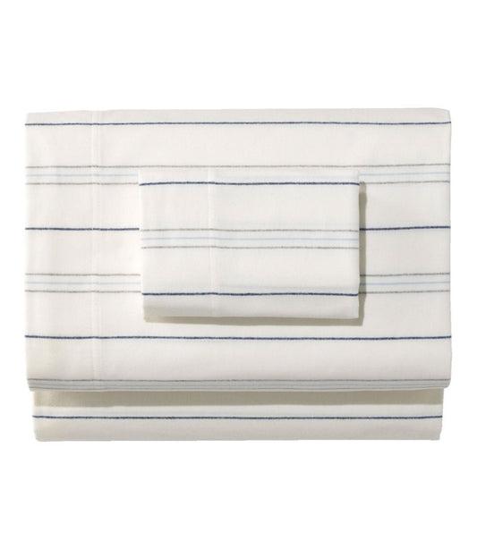 L.L.Bean Outlet | Organic Flannel Sheet Collection, Stripe