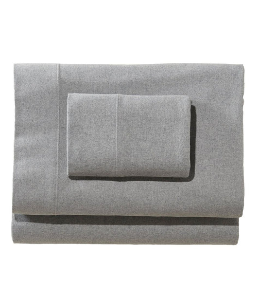 L.L.Bean Discount | Heritage Chamois Flannel Sheet Collection, Heather