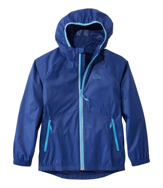 L.L.Bean Discount | Kids' Wind and Rain Jacket, Reflective Zipper