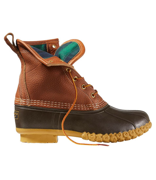 L.L.Bean New | Women's Bean Boots, 8" Flannel-Lined Insulated