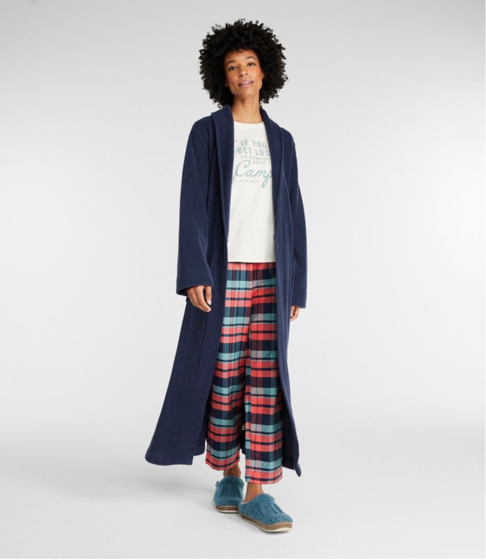 L.L.Bean On Sale | Women's Winter Fleece Robe, Wrap-Front