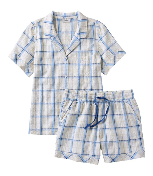 L.L.Bean Discount | Women's Bean's Seacoast Seersucker Short Set