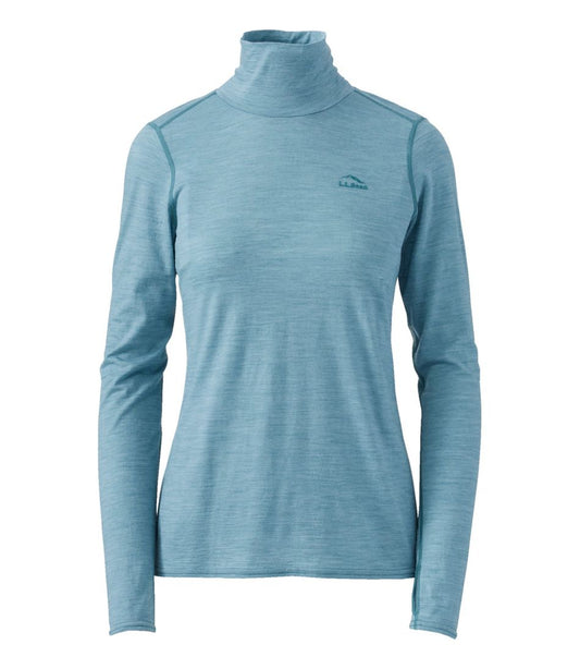 L.L.Bean Outlet | Women's Cresta Ultralight 150 Turtleneck, Stripe
