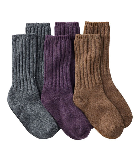 L.L.Bean Sale | Adults' Merino Wool Ragg Socks, 3-Pack