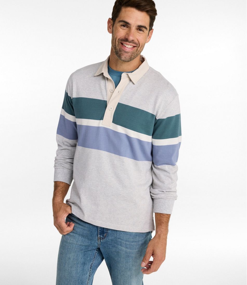 L.L.Bean For Sale | Men's Bean's Vintage Soft Rugby, Chest Stripe