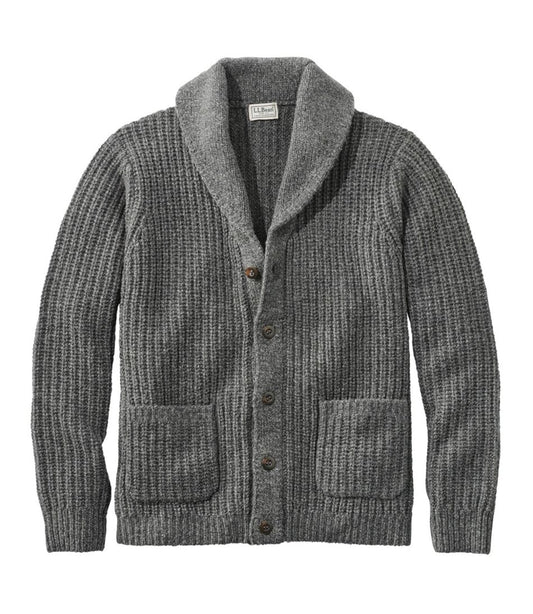 L.L.Bean New | Men's Classic Ragg Wool Sweater, Cardigan