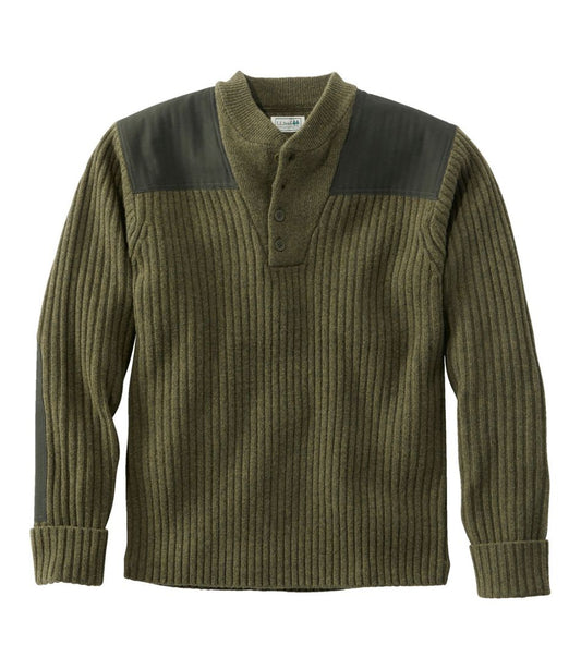 L.L.Bean Online | Commando Sweater, Henley Sweaters for Men | L.L.Bean