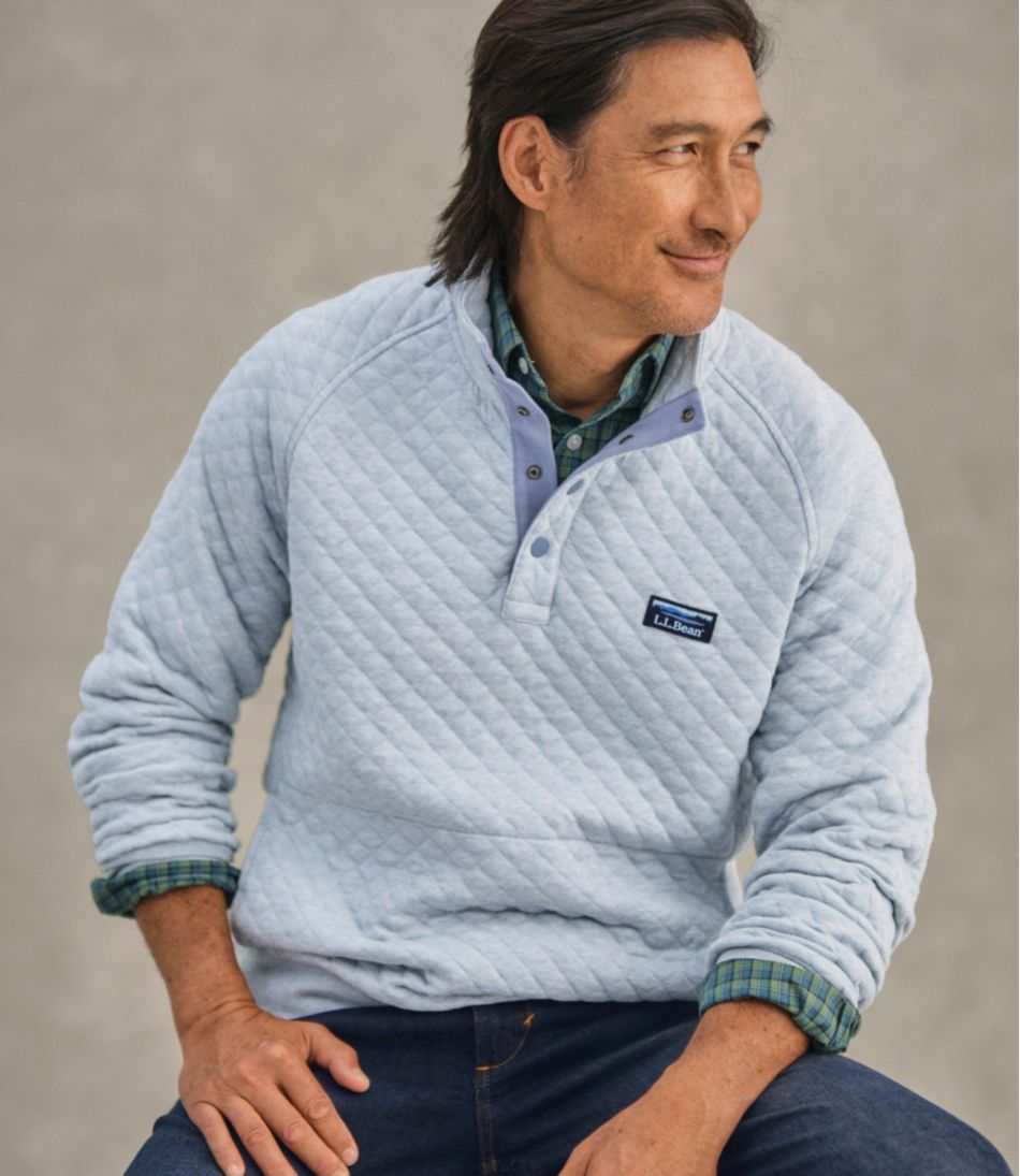 L.L.Bean For Sale | Men's Quilted Sweatshirt, Mockneck