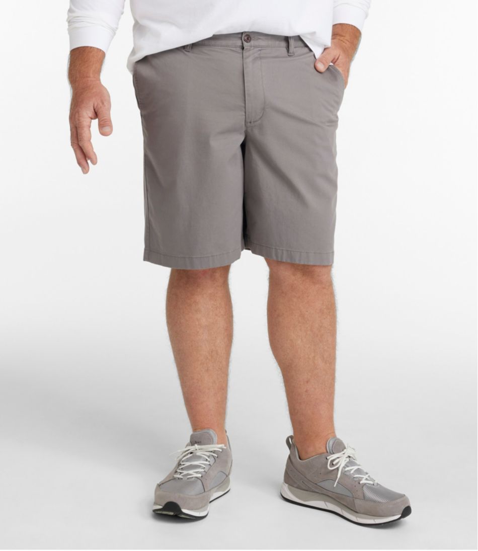 L.L.Bean Discount | Men's Lakewashed® Stretch Khaki Shorts, 9"