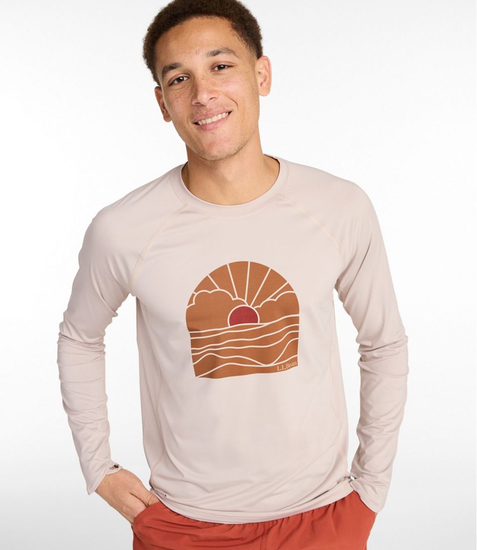 L.L.Bean For Sale | Men's Swift River Cooling Rash Guard, Graphic