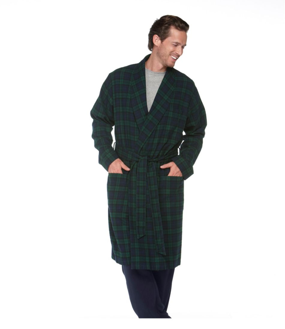 L.L.Bean For Sale | Men's Scotch Plaid Flannel Robe