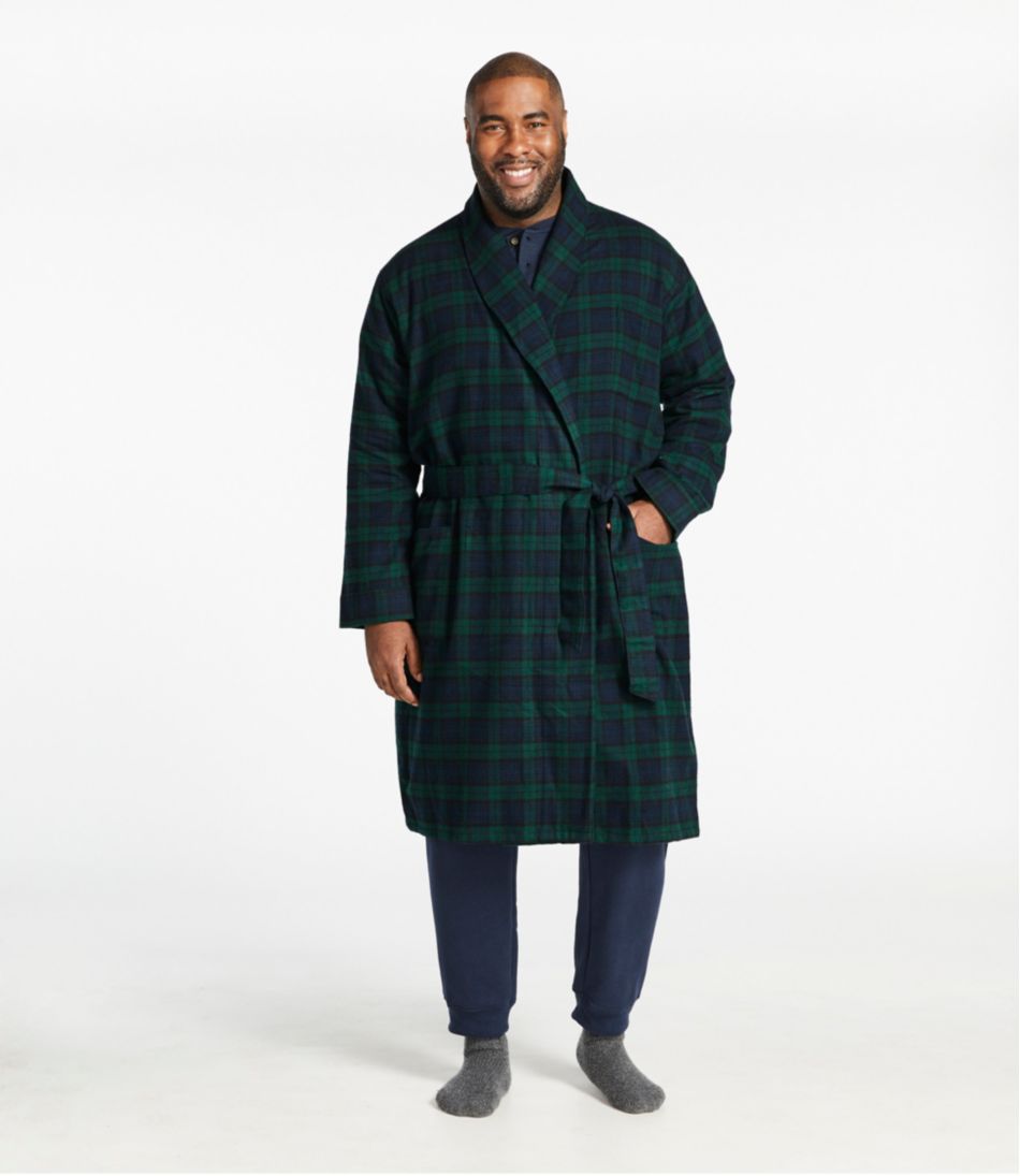 L.L.Bean For Sale | Men's Scotch Plaid Flannel Robe