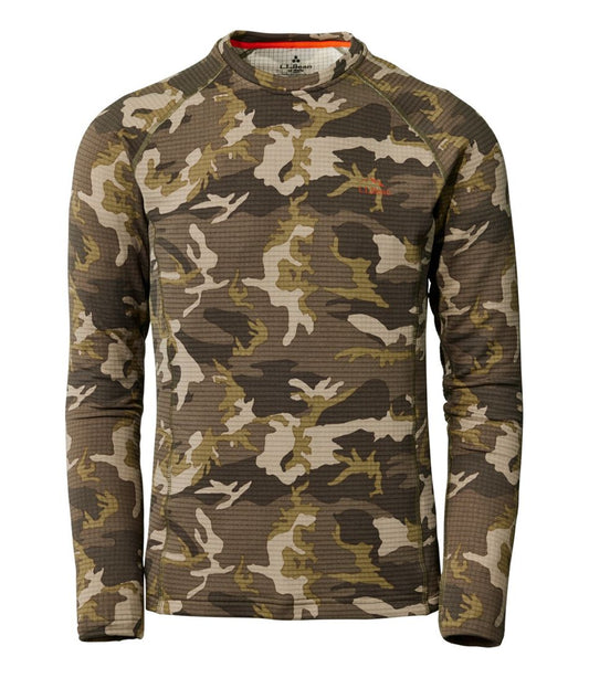 L.L.Bean Online | Men's Heavyweight Base Layer Crew Top, Print