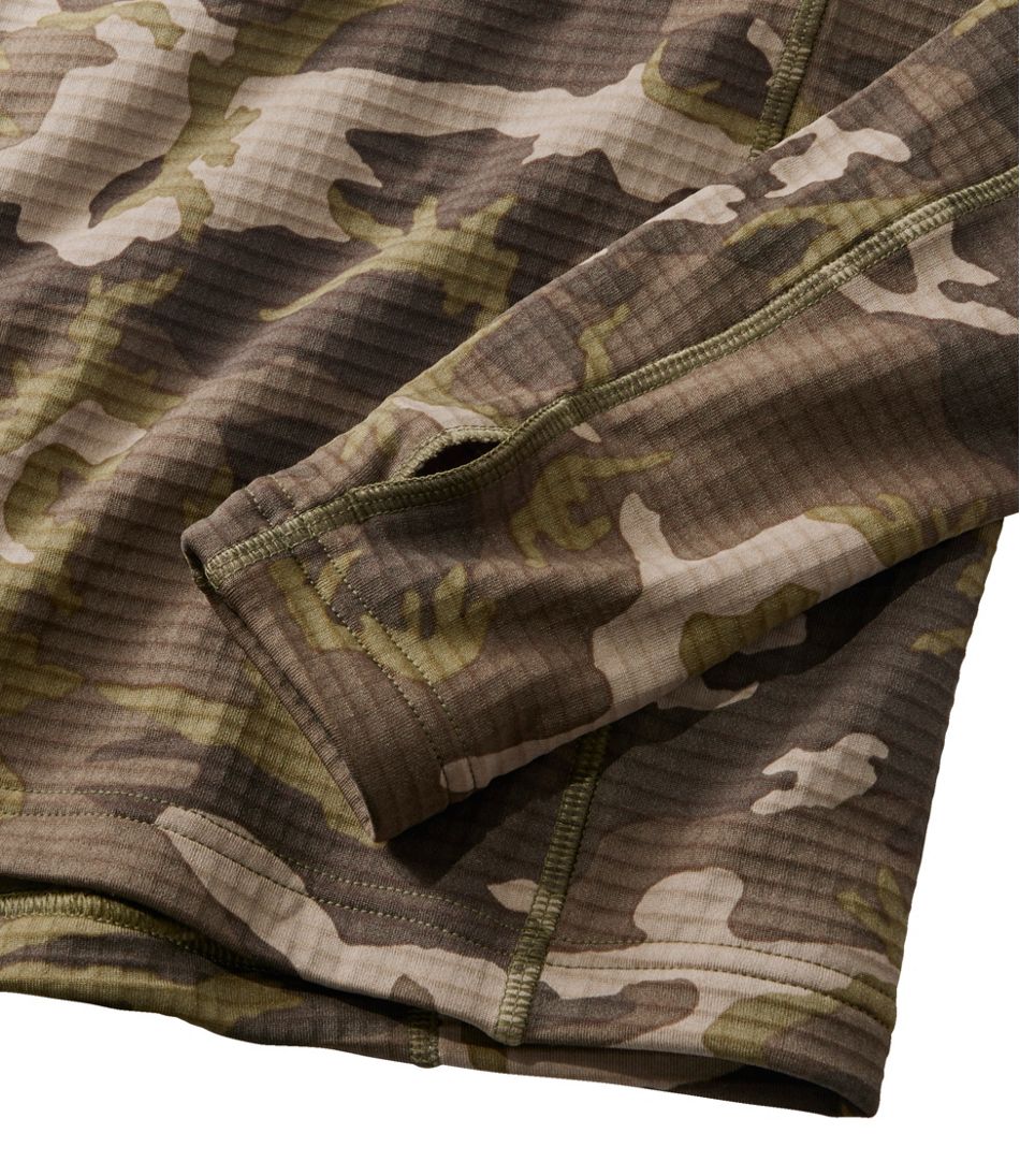 L.L.Bean Online | Men's Heavyweight Base Layer Crew Top, Print