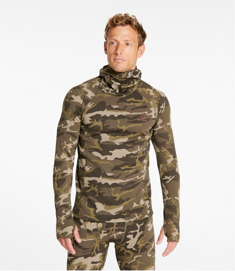 L.L.Bean Discount | Men's Heavyweight Base Layer Hoodie, Print