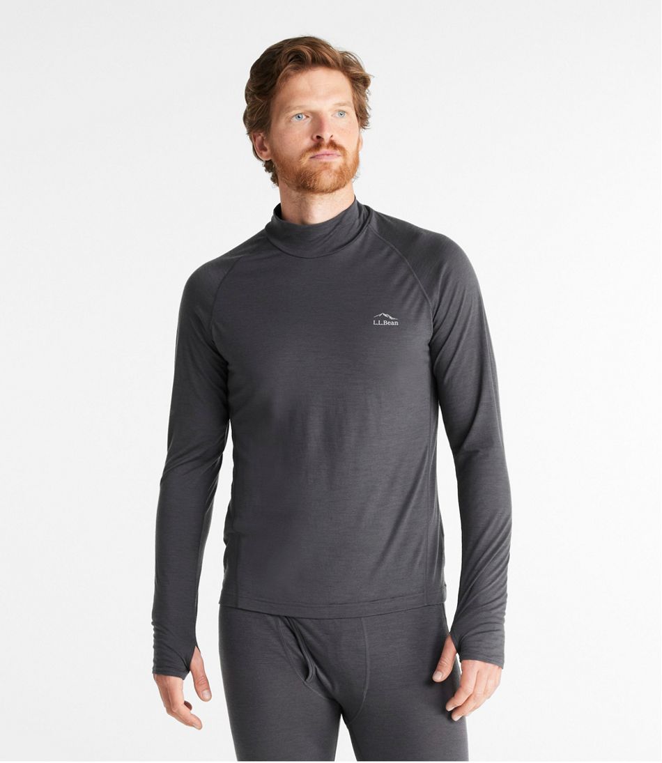 L.L.Bean Outlet | Men's Cresta Wool Ultralight 150 Turtleneck