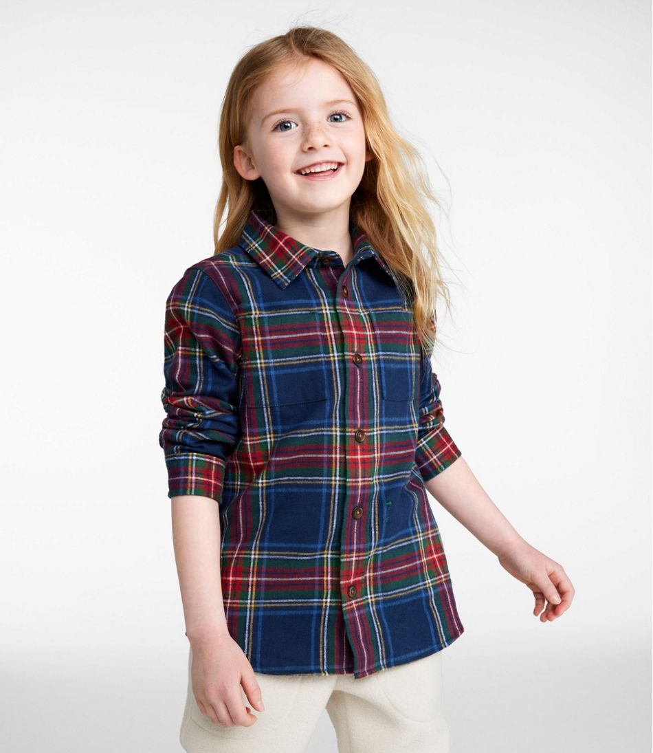 L.L.Bean Outlet | Kids' Scotch Plaid Flannel Shirt
