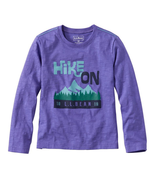 L.L.Bean US | Kids' Graphic Tee, Long-Sleeve Glow-in-the-Dark