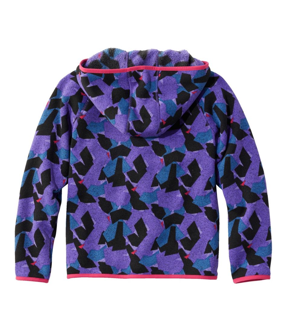 L.L.Bean | Kids' Sweater Fleece, Hooded Print