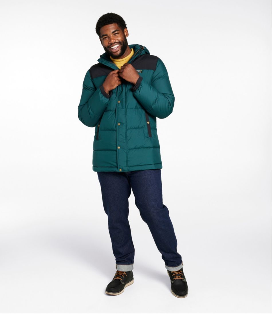 L.L.Bean Sale | Men's Mountain Classic Down Parka, Colorblock
