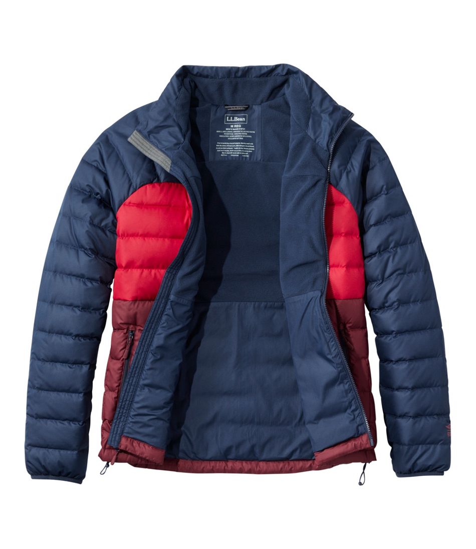 L.L.Bean On Sale | Men's Bean's Down Jacket, Colorblock