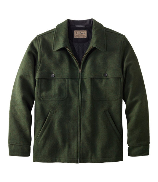 L.L.Bean Outlet | Men's Maine Guide Zip-Front Jac-Shirt with PrimaLoft