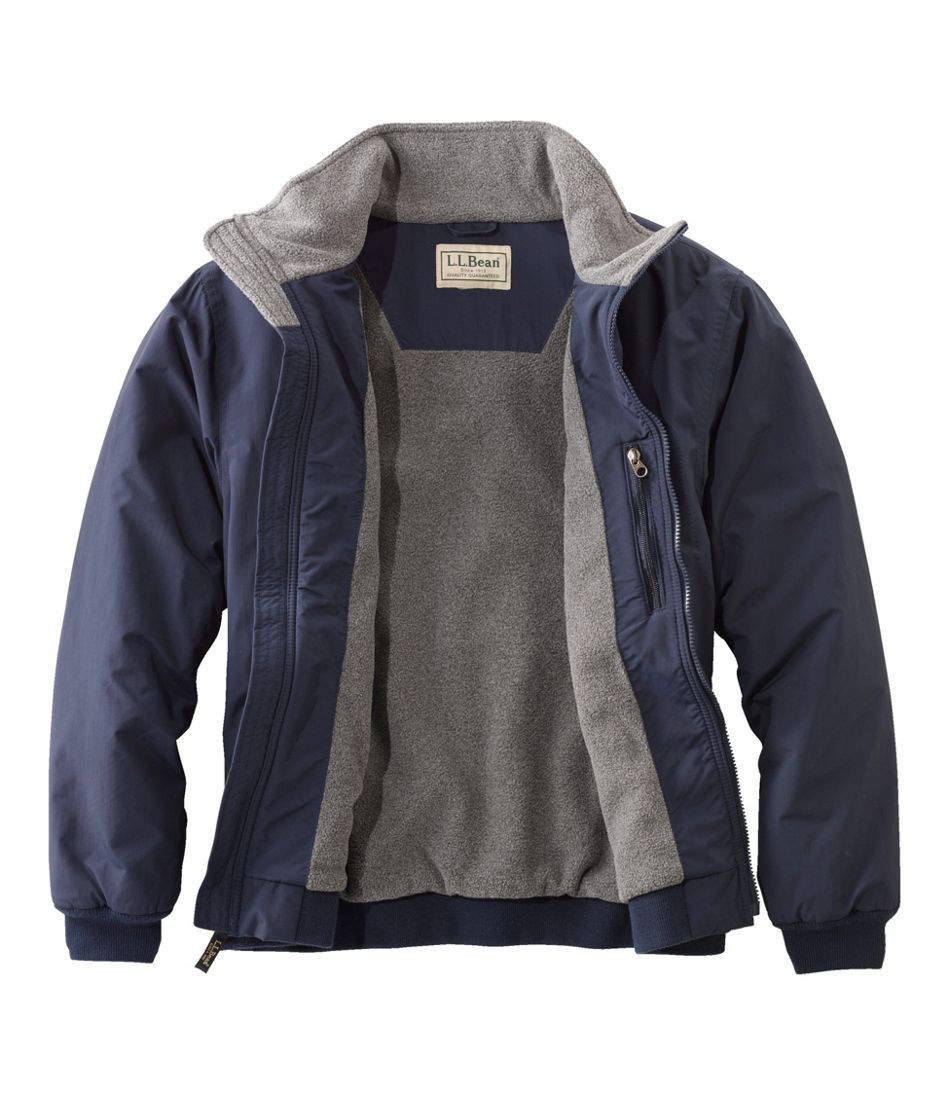 L.L.Bean Sale | Men's Warm-Up Jacket, Fleece Lined