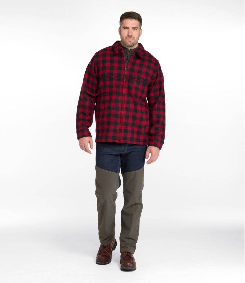 L.L.Bean New | Men's Maine Guide Zip-Front Jac-Shirt, Plaid