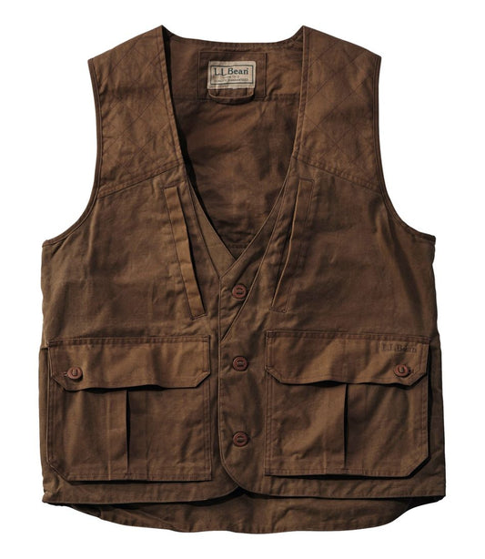 L.L.Bean Discount | Men's Double L Waxed-Cotton Upland Vest