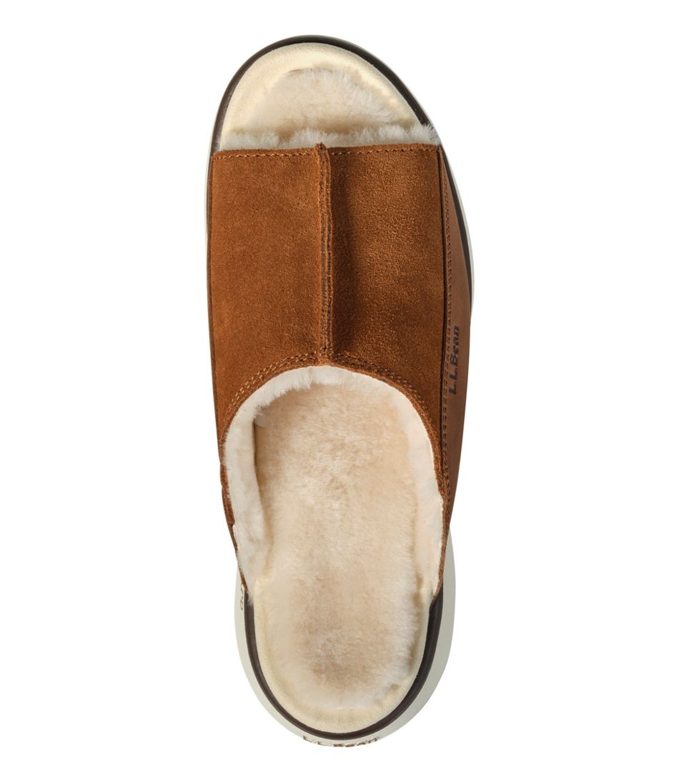 L.L.Bean New | Women's Freeport Slides, Shearling-Lined