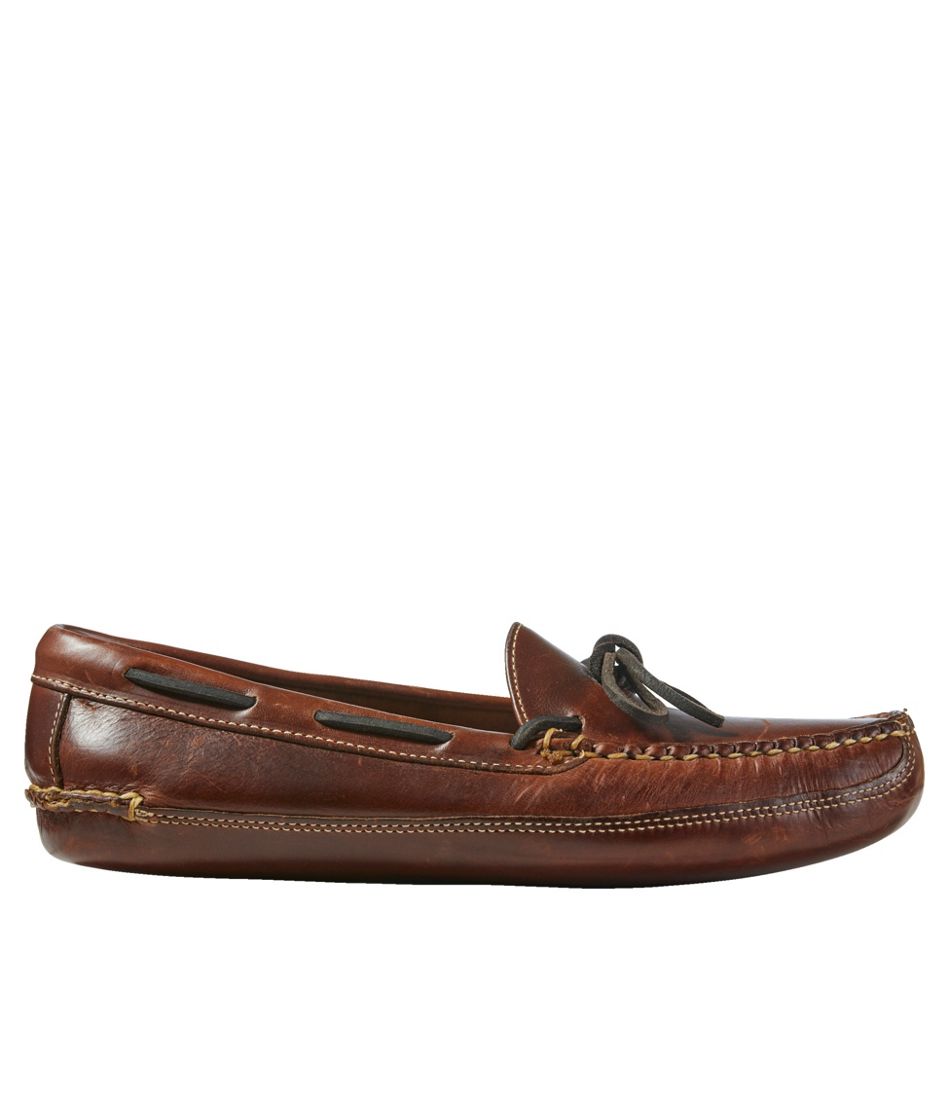 L.L.Bean Sale | Men's Leather Double-Sole Slippers, Leather-Lined
