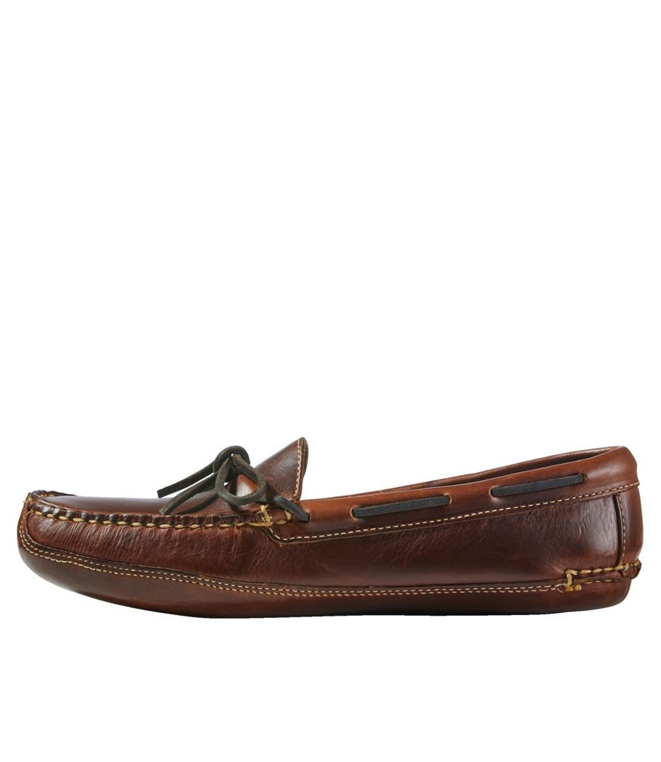 L.L.Bean Sale | Men's Leather Double-Sole Slippers, Leather-Lined
