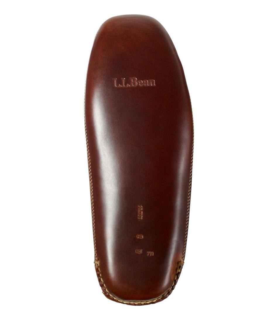 L.L.Bean Sale | Men's Leather Double-Sole Slippers, Leather-Lined