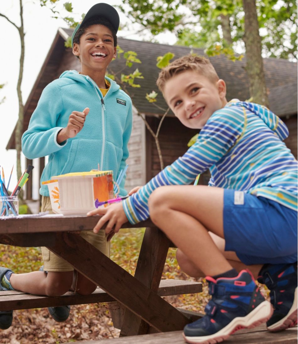 L.L.Bean New | Kids' Trail Model Hikers, Lace-Free