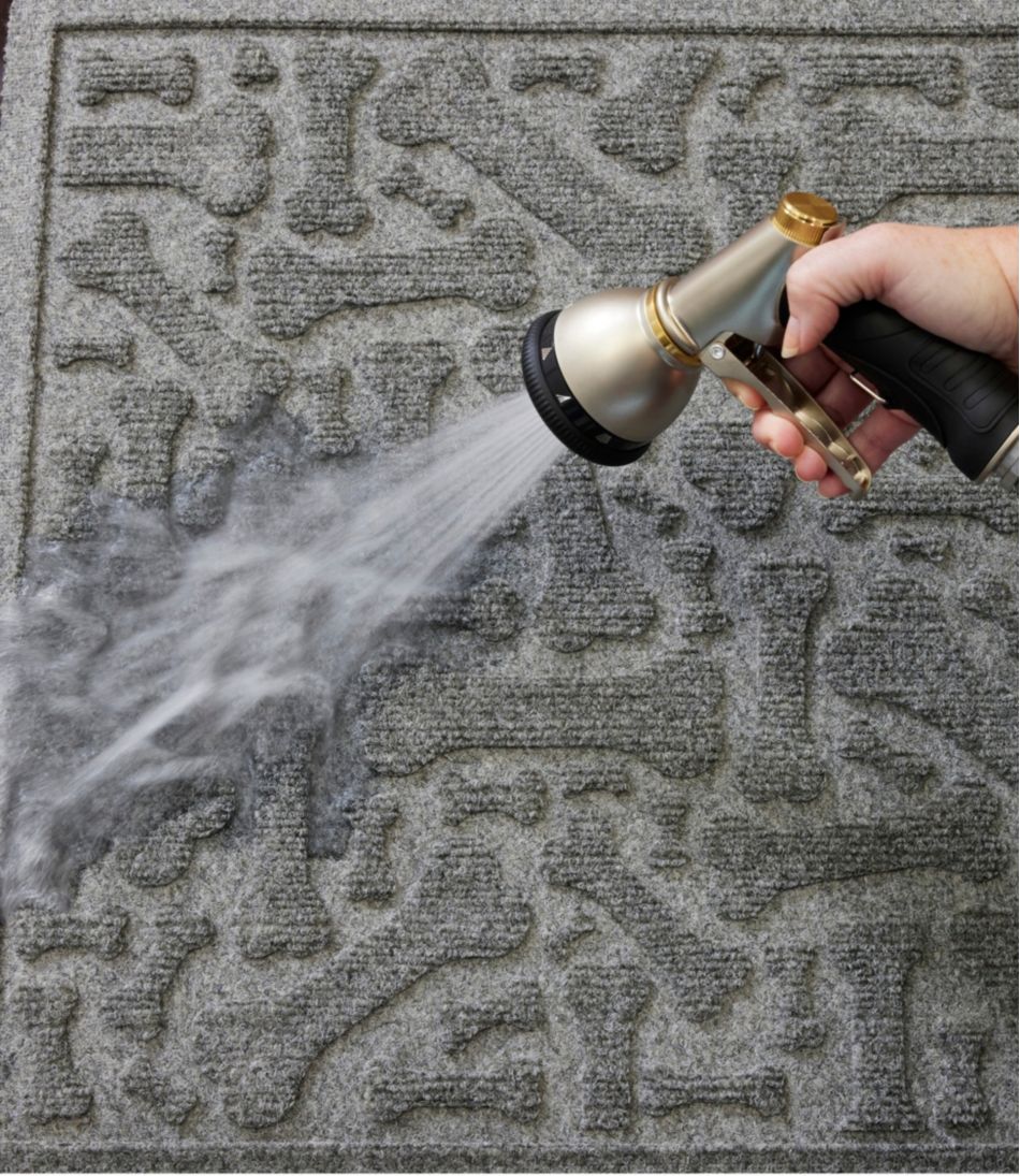L.L.Bean Discount | Recycled Waterhog Wide Doormat, Scattered Bones