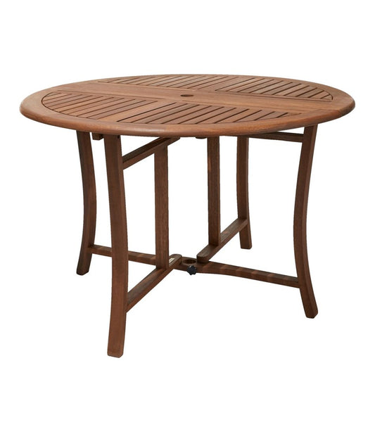 L.L.Bean Outlet | Eucalyptus Folding Table, Round