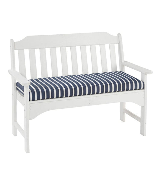 L.L.Bean Online | Casco Bay All-Weather Bench Cushion, Stripe