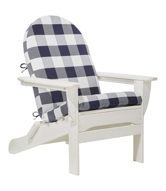 L.L.Bean Discount | Adirondack Chair Seat and Back Cushion, Buffalo Plaid