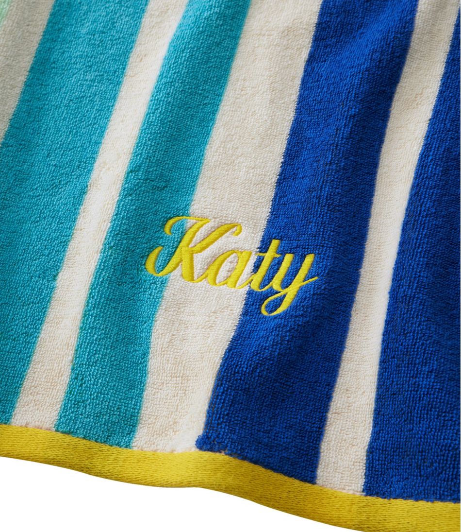 L.L.Bean US | Seaside Beach Towel, Seaside Stripe